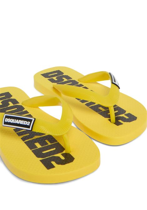 Infradito con logo DSQUARED2 JUNIOR | 827954